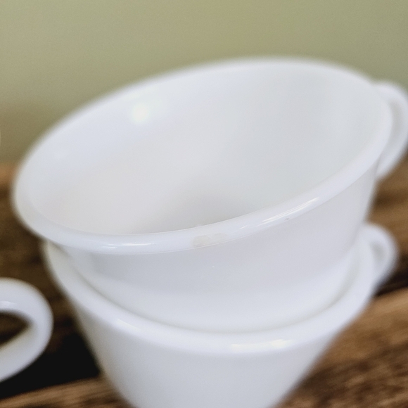 Vintage 1970s PYREX Opal Tea Cup Coffee Mug - set of 8 - Picture 9 of 9